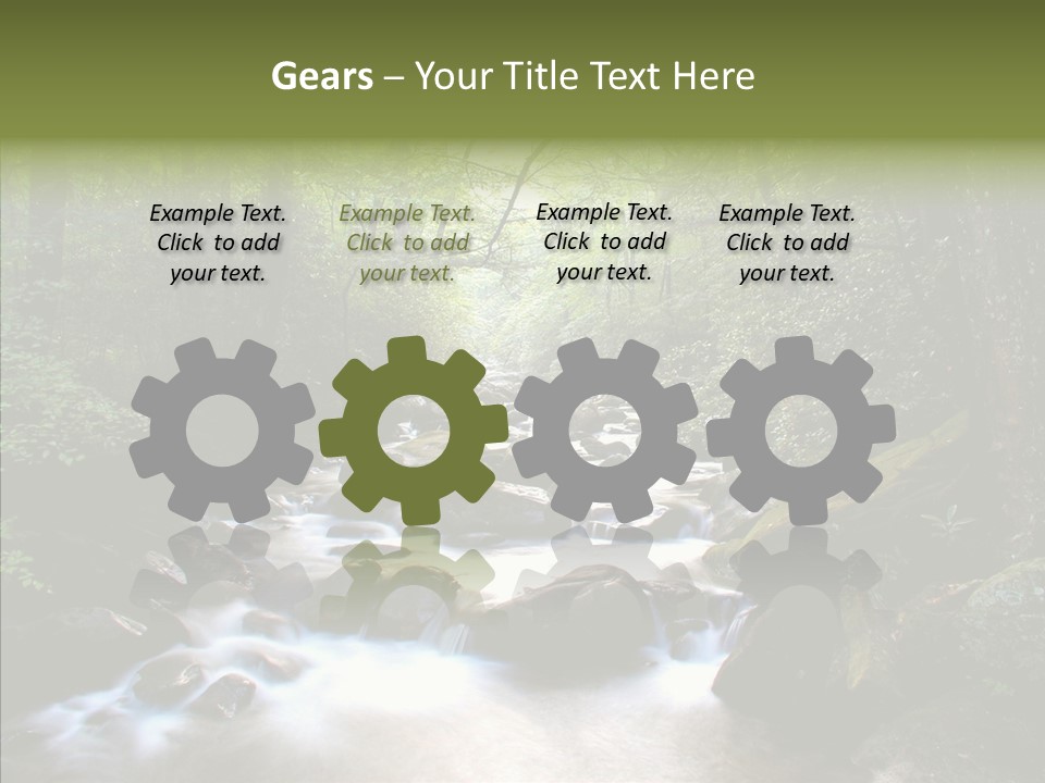 Dangerous Summer Fluid PowerPoint Template