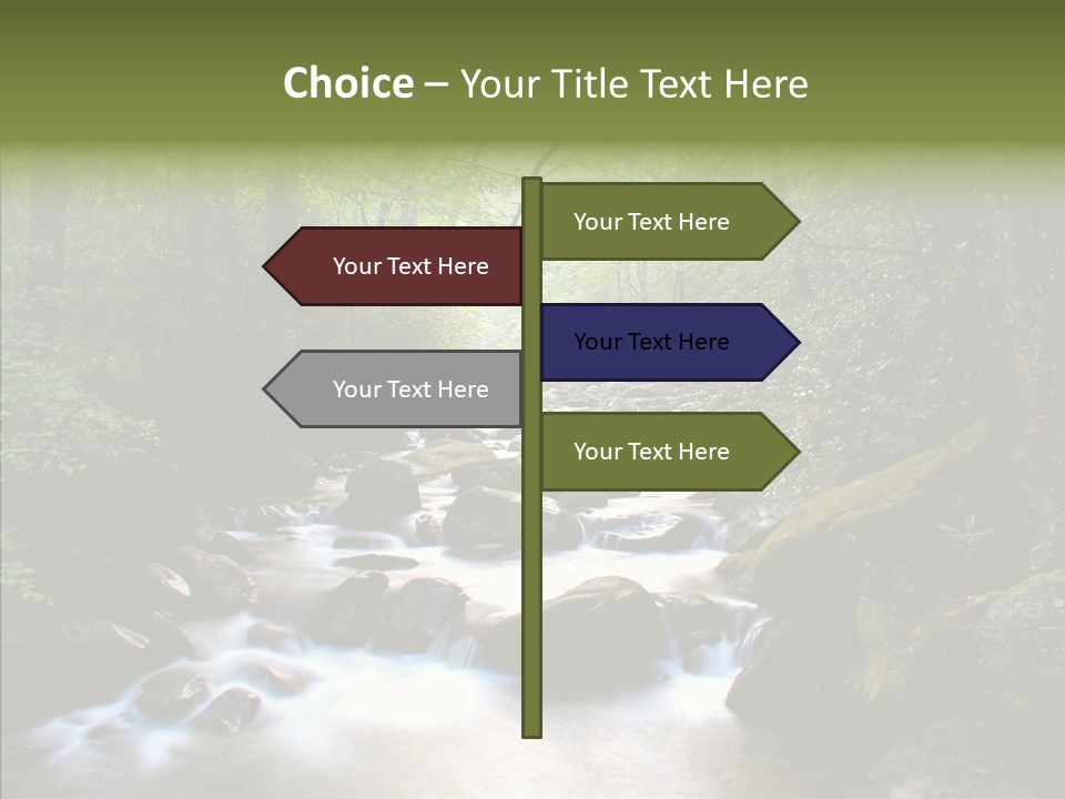 Dangerous Summer Fluid PowerPoint Template