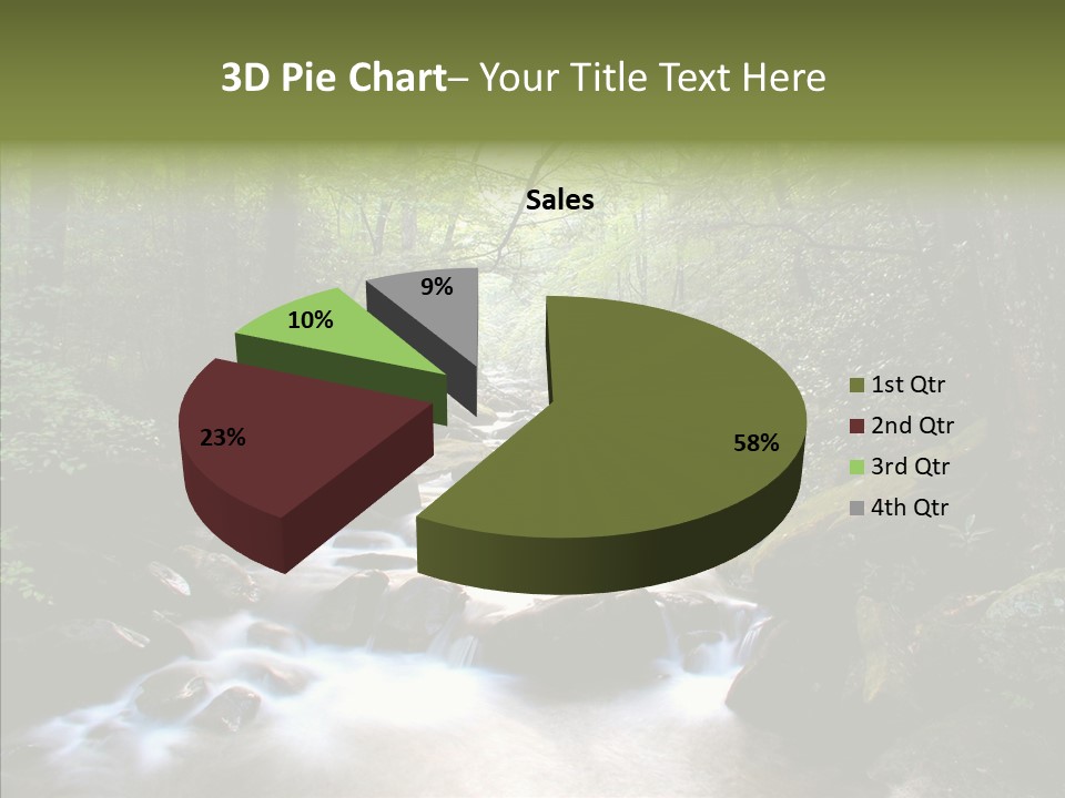 Dangerous Summer Fluid PowerPoint Template