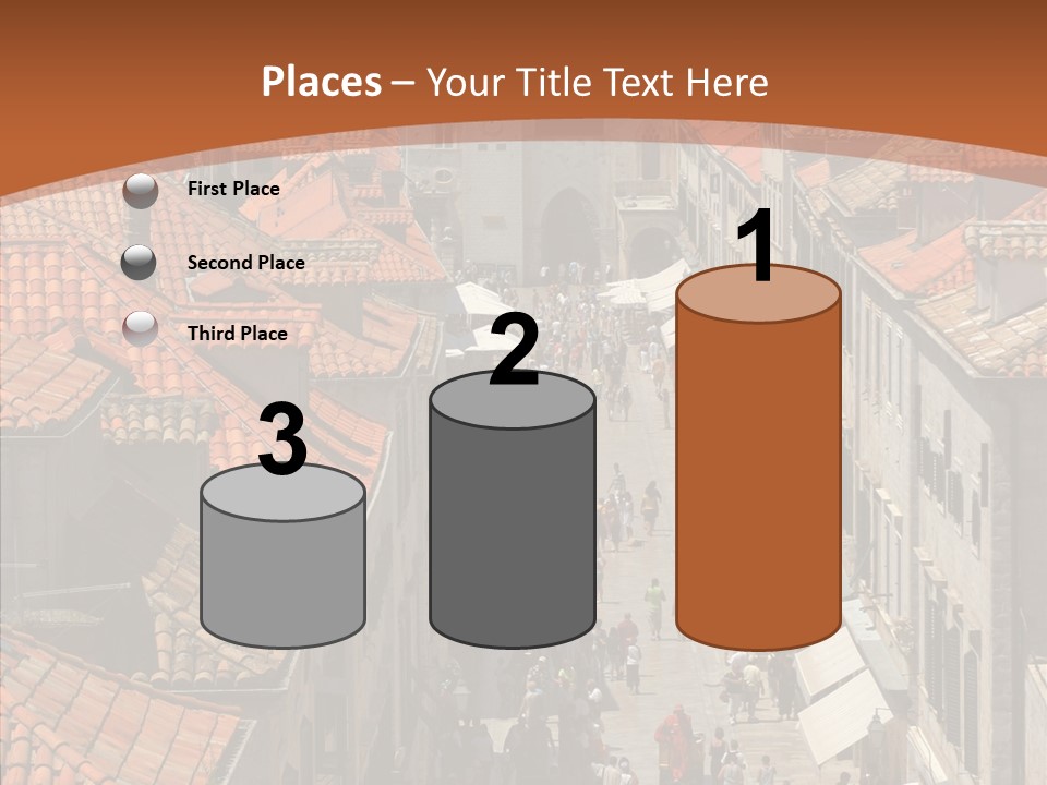 Fortified Peninsula Architecture PowerPoint Template