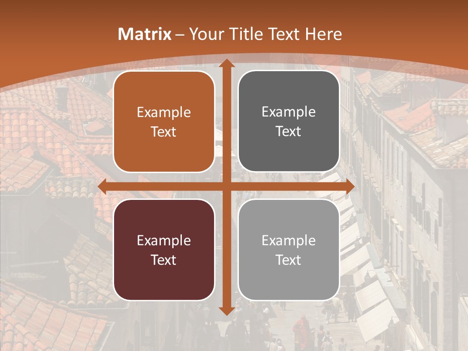 Fortified Peninsula Architecture PowerPoint Template