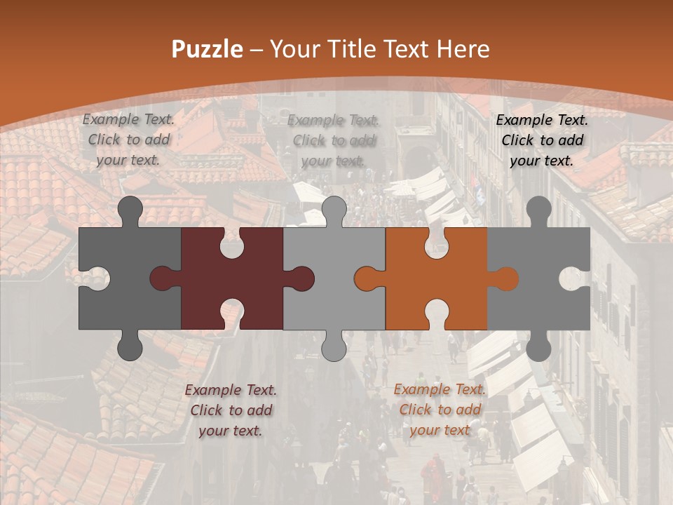 Fortified Peninsula Architecture PowerPoint Template