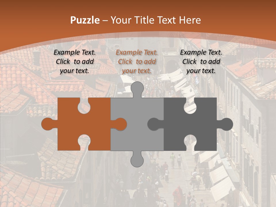 Fortified Peninsula Architecture PowerPoint Template