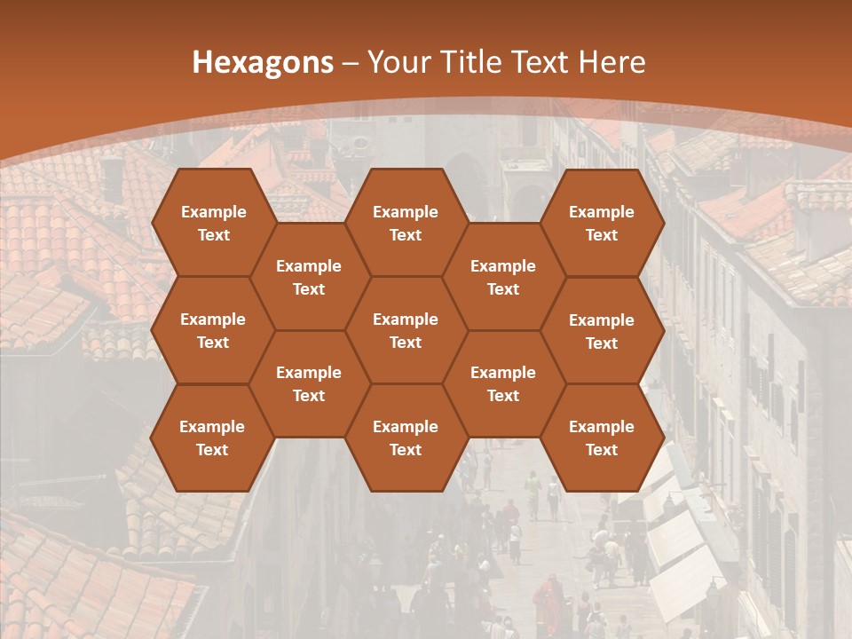 Fortified Peninsula Architecture PowerPoint Template