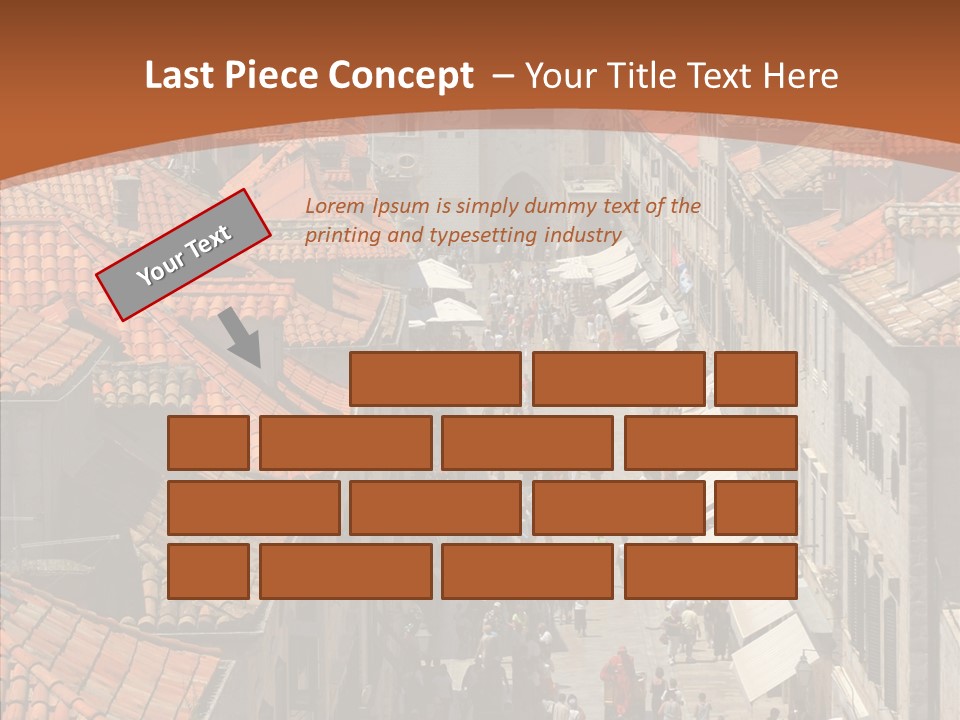Fortified Peninsula Architecture PowerPoint Template