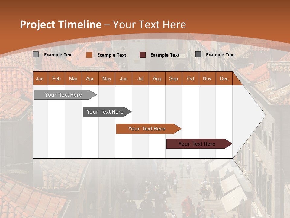 Fortified Peninsula Architecture PowerPoint Template