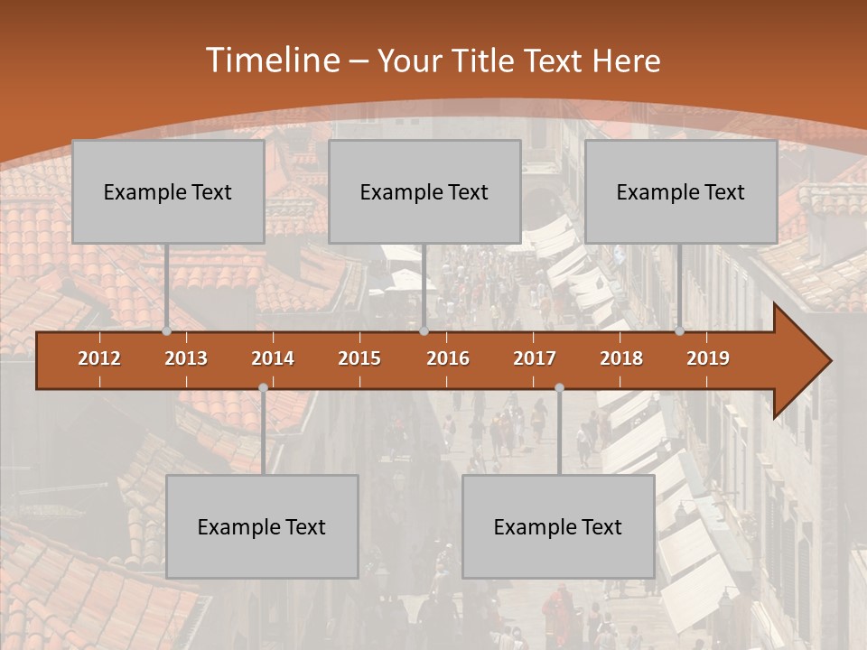 Fortified Peninsula Architecture PowerPoint Template