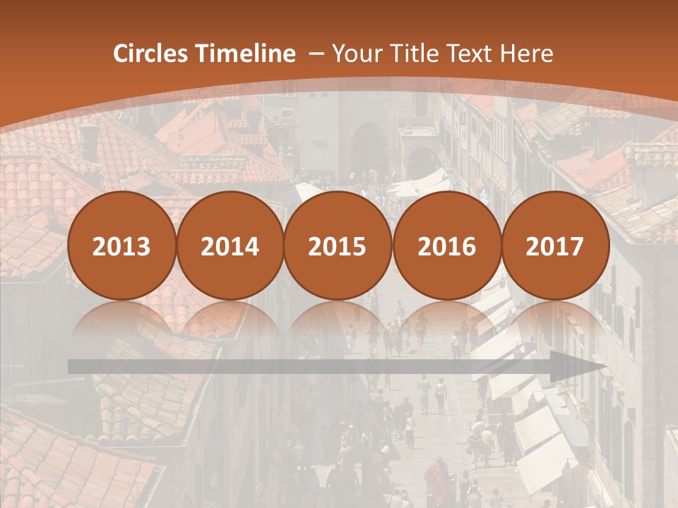 Fortified Peninsula Architecture PowerPoint Template