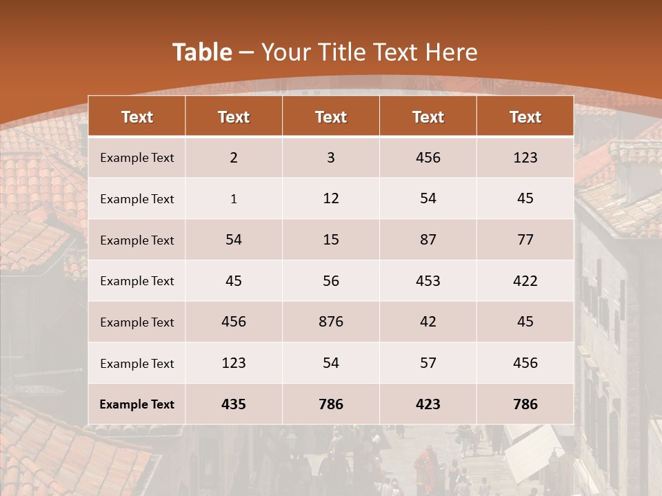 Fortified Peninsula Architecture PowerPoint Template