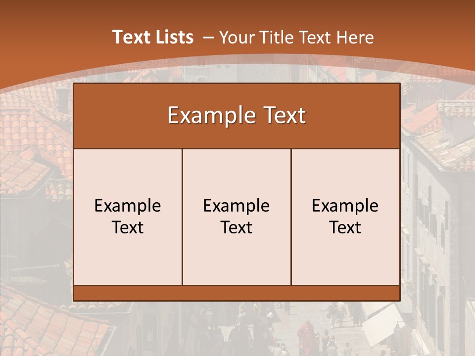 Fortified Peninsula Architecture PowerPoint Template
