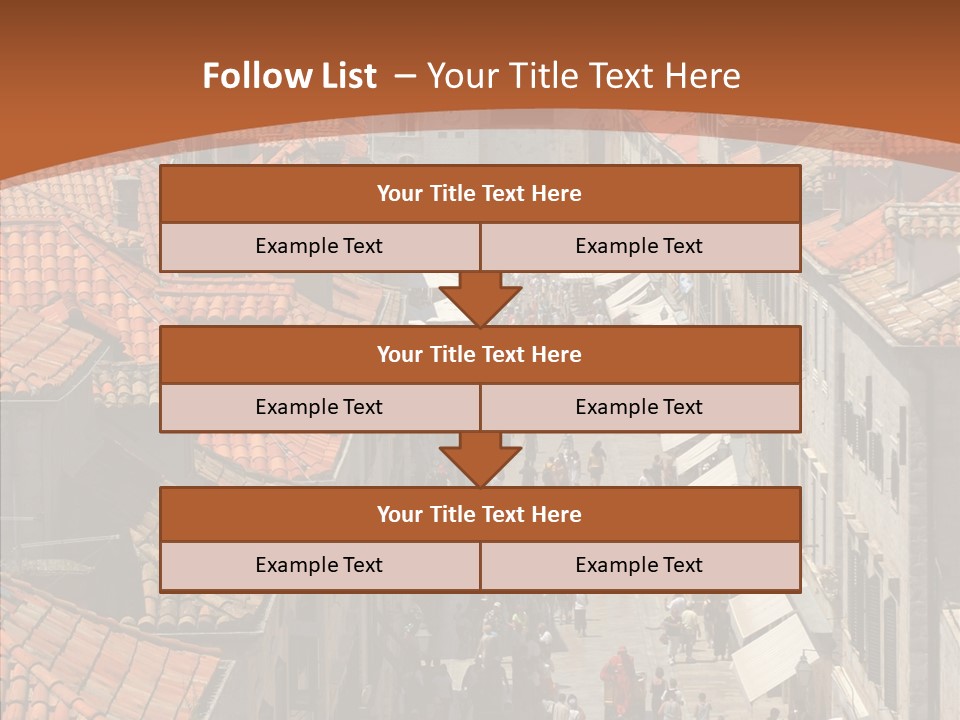 Fortified Peninsula Architecture PowerPoint Template