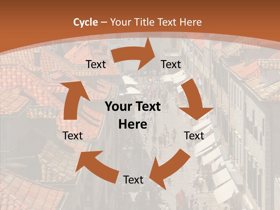 Fortified Peninsula Architecture PowerPoint Template