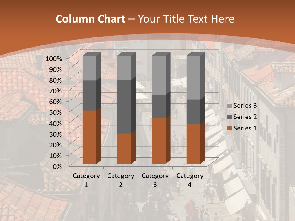 Fortified Peninsula Architecture PowerPoint Template