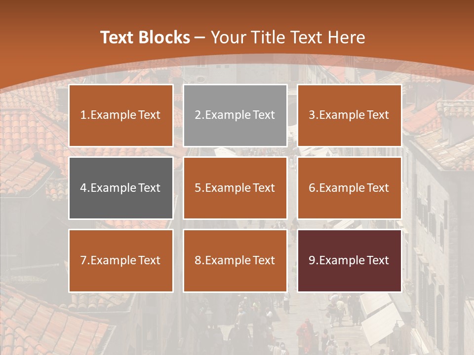 Fortified Peninsula Architecture PowerPoint Template