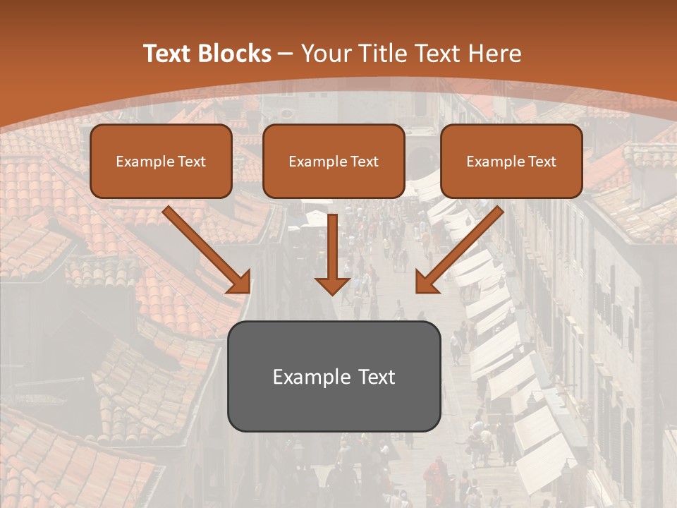 Fortified Peninsula Architecture PowerPoint Template