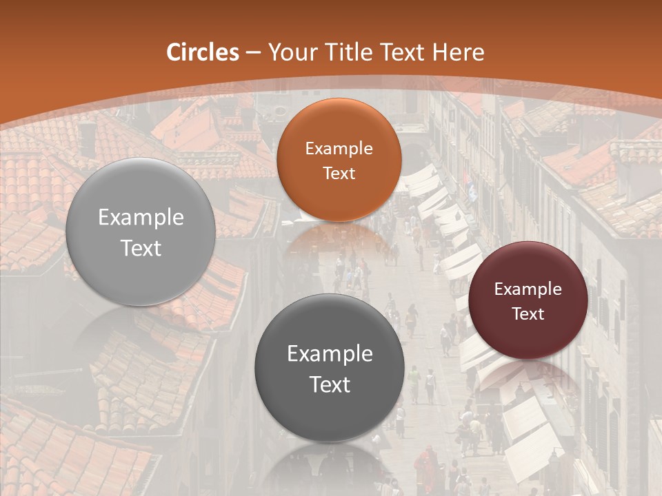 Fortified Peninsula Architecture PowerPoint Template