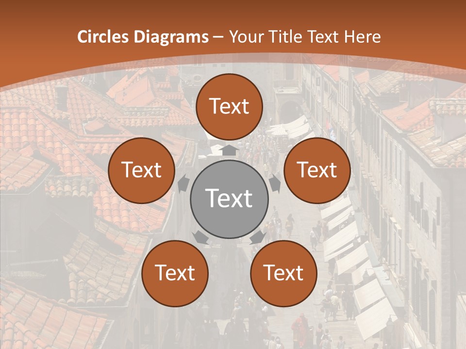 Fortified Peninsula Architecture PowerPoint Template