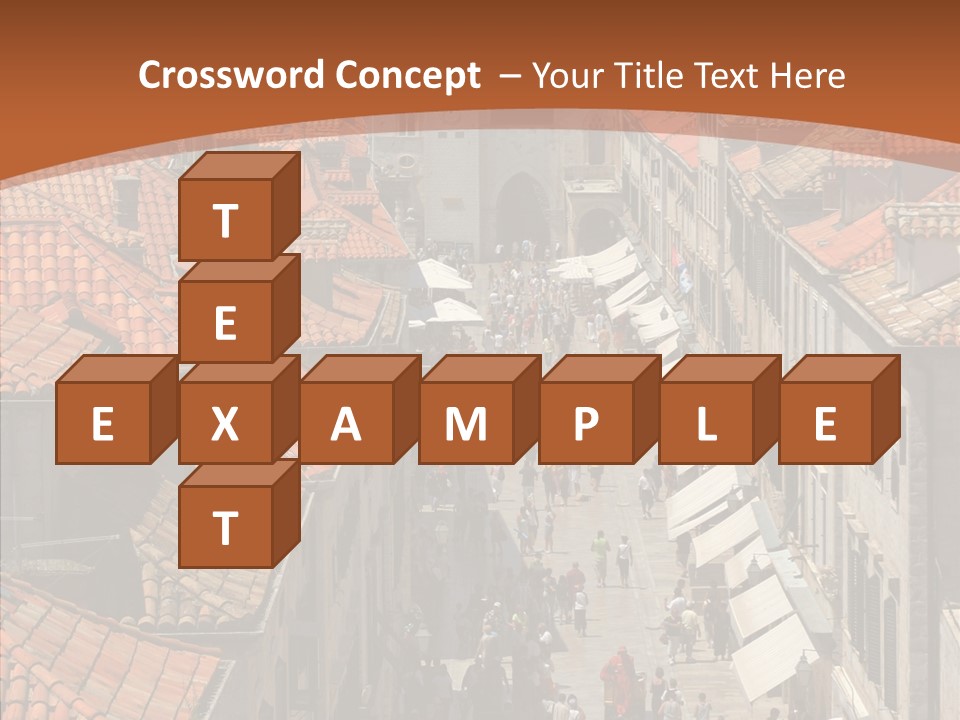 Fortified Peninsula Architecture PowerPoint Template