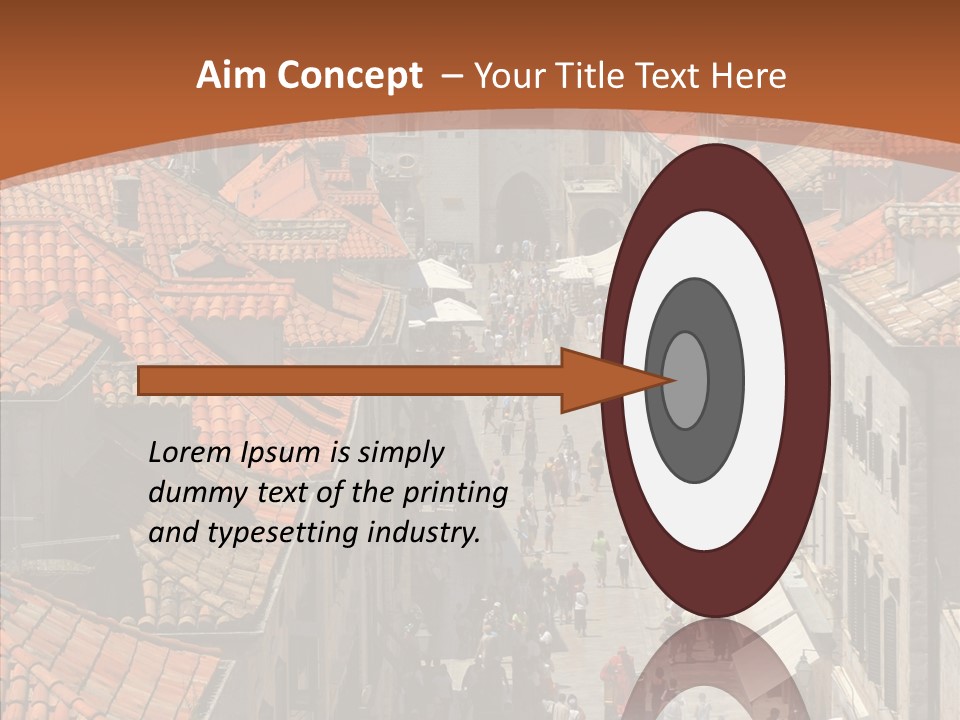 Fortified Peninsula Architecture PowerPoint Template