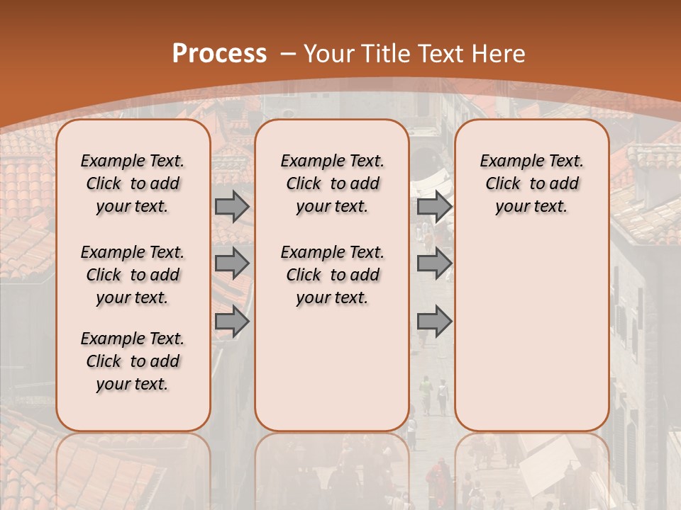 Fortified Peninsula Architecture PowerPoint Template