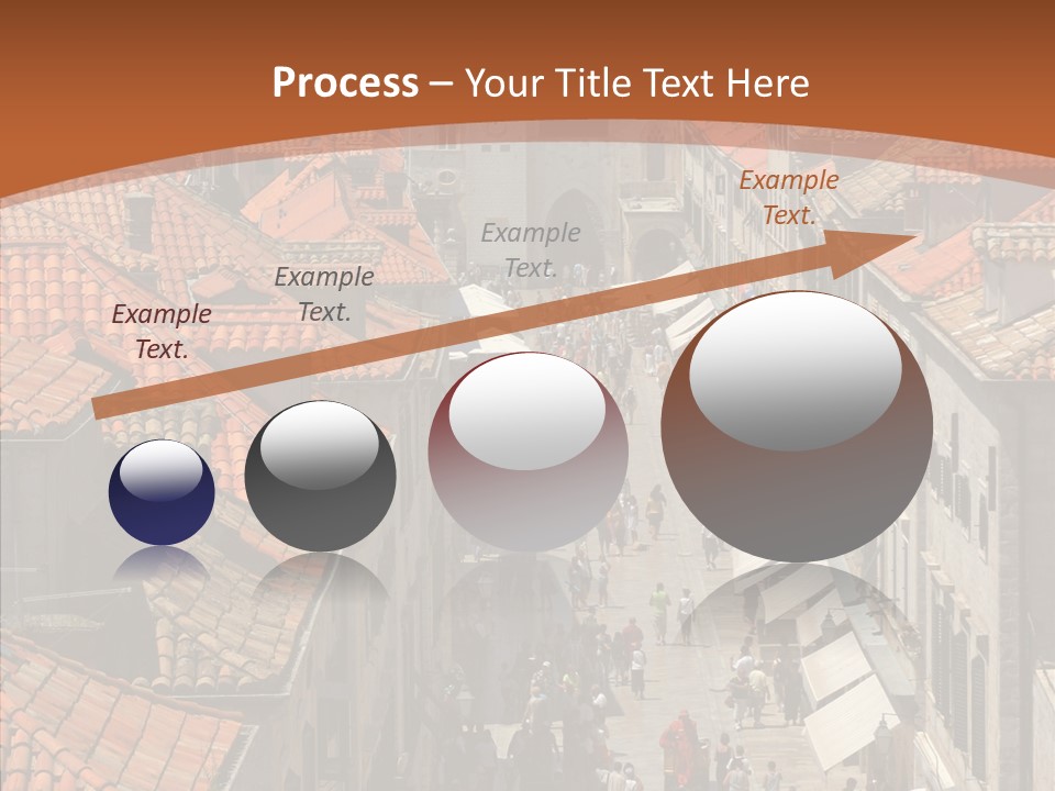 Fortified Peninsula Architecture PowerPoint Template