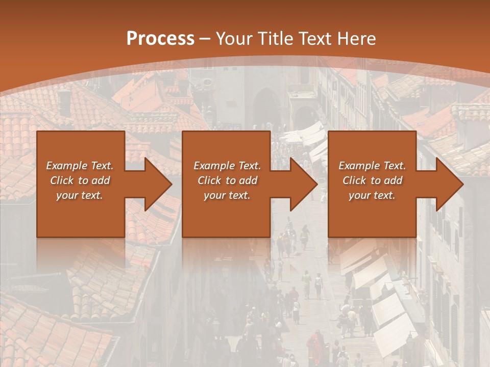 Fortified Peninsula Architecture PowerPoint Template