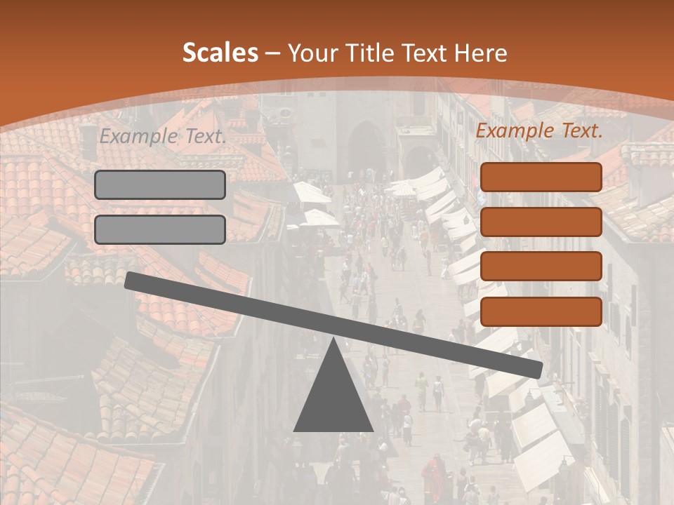 Fortified Peninsula Architecture PowerPoint Template