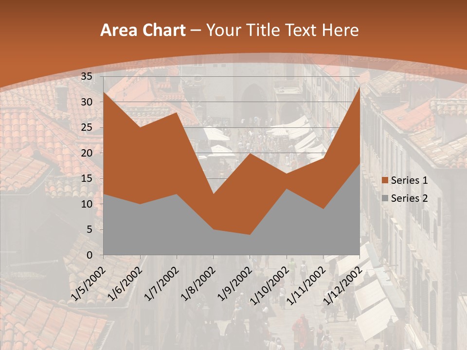 Fortified Peninsula Architecture PowerPoint Template