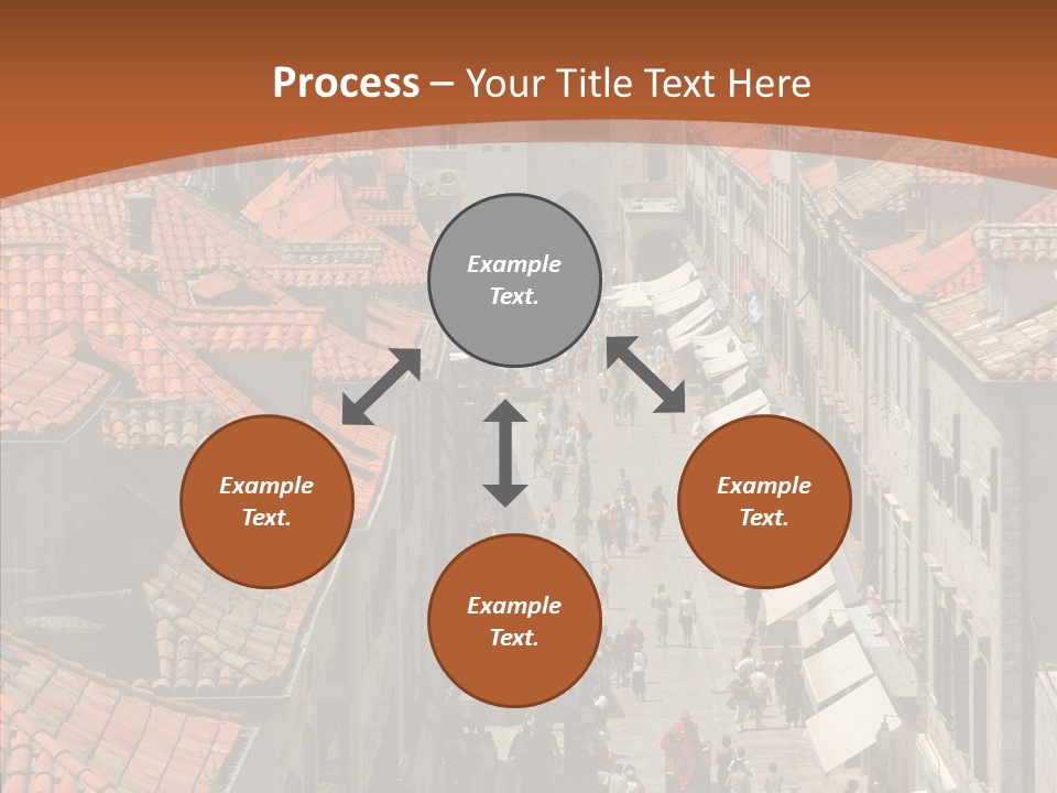 Fortified Peninsula Architecture PowerPoint Template