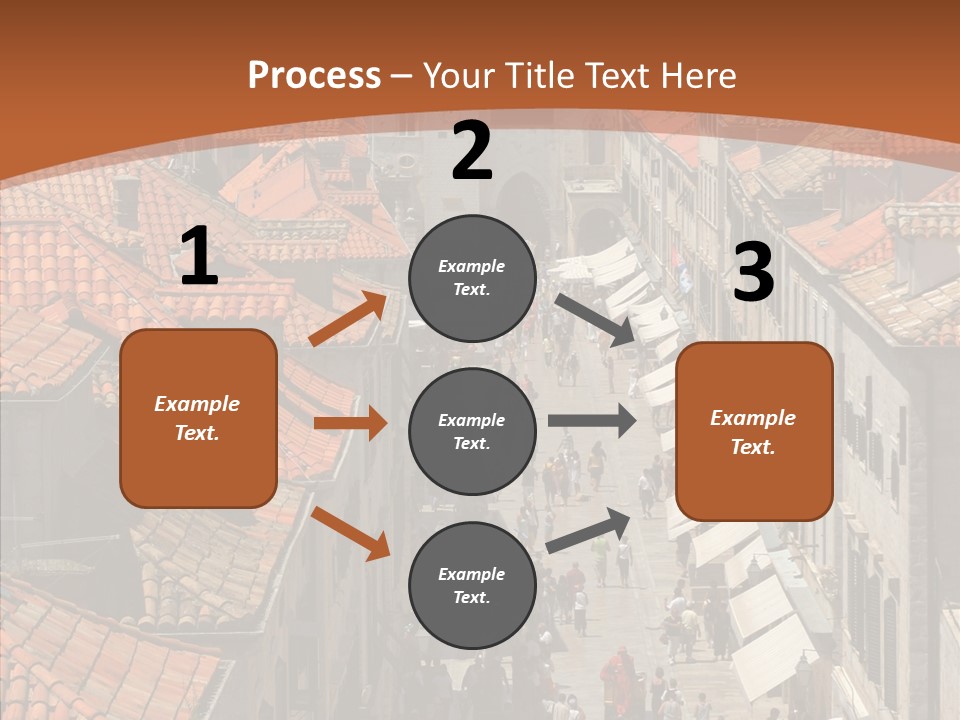 Fortified Peninsula Architecture PowerPoint Template