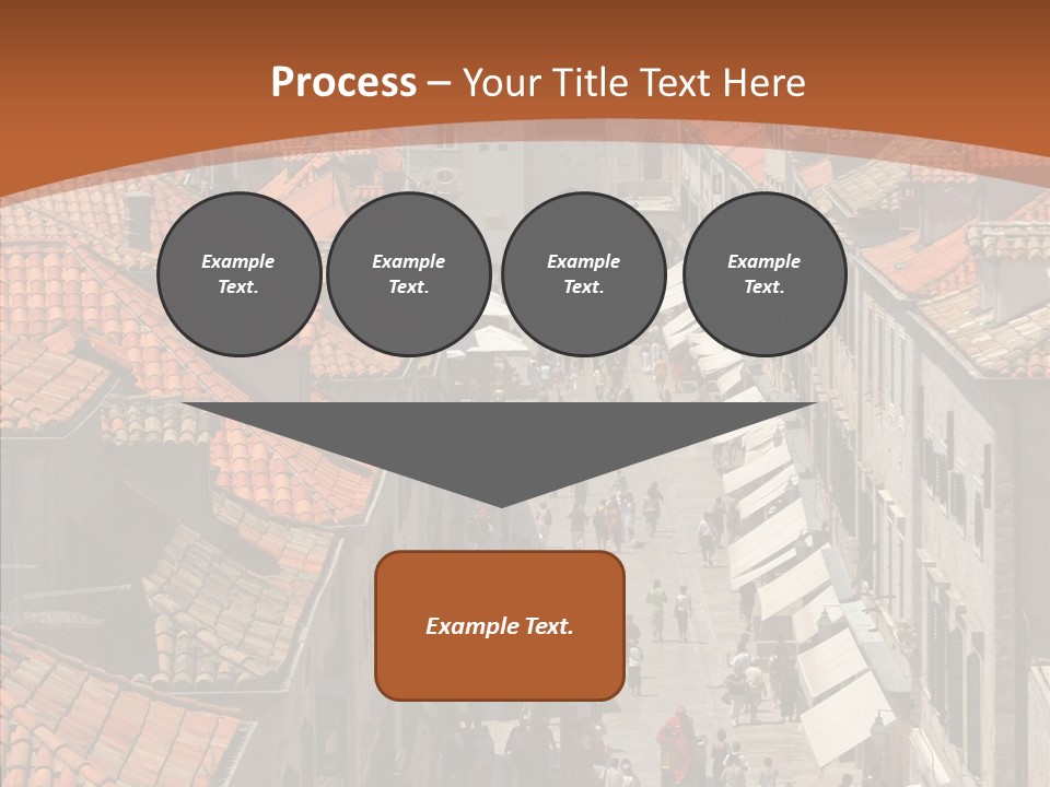 Fortified Peninsula Architecture PowerPoint Template