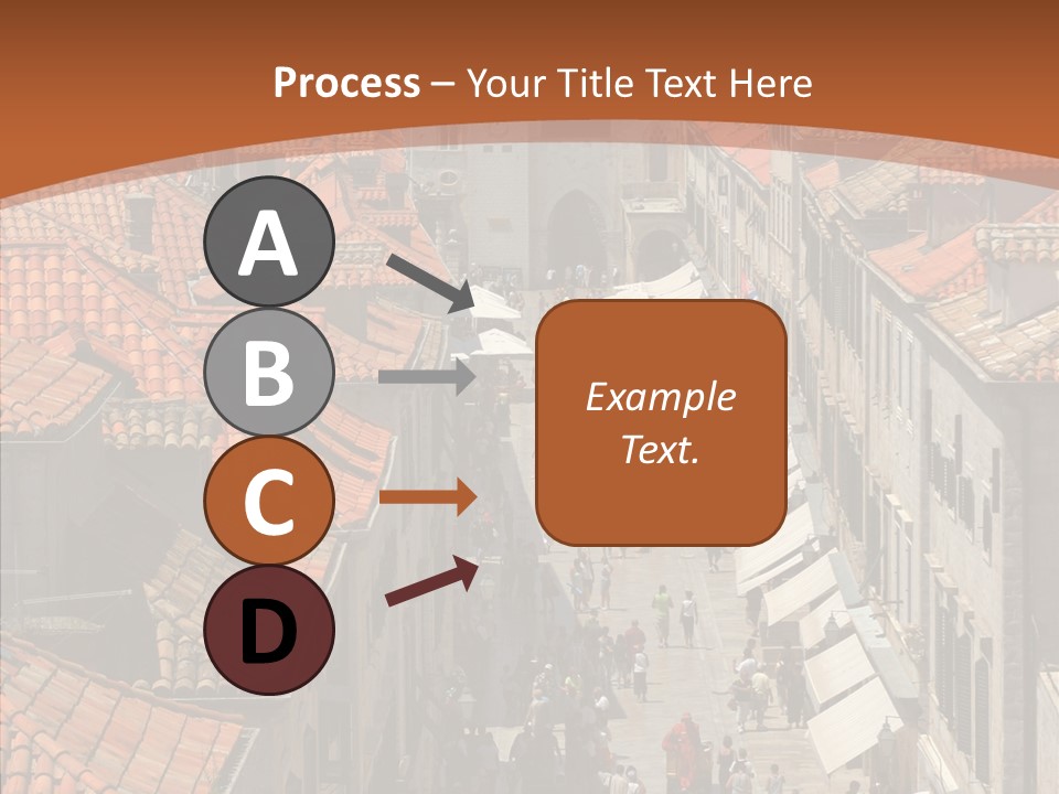 Fortified Peninsula Architecture PowerPoint Template