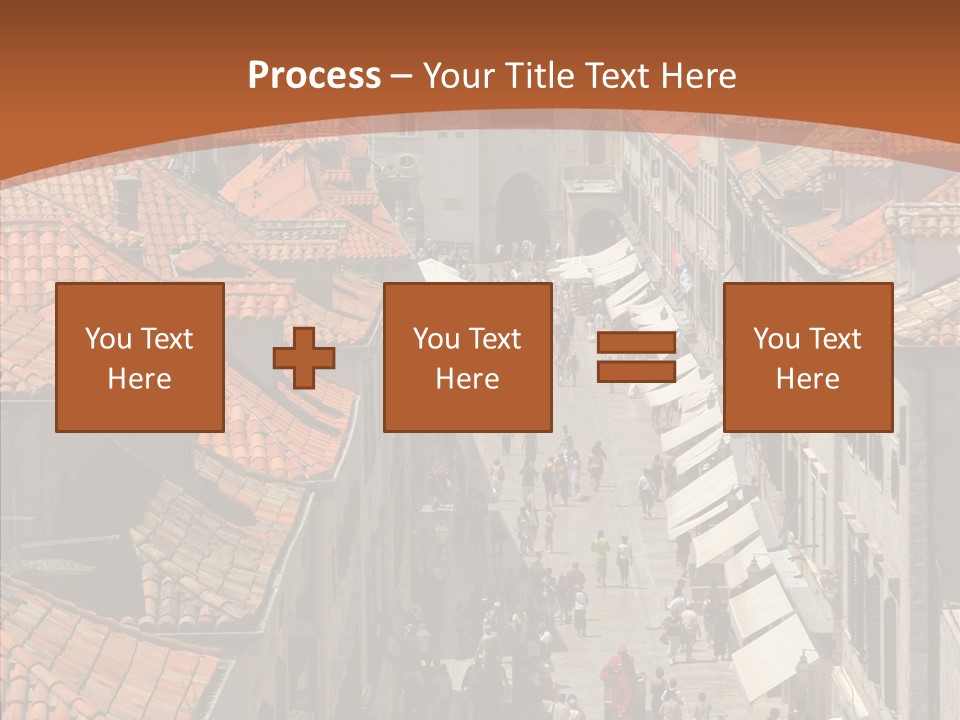 Fortified Peninsula Architecture PowerPoint Template