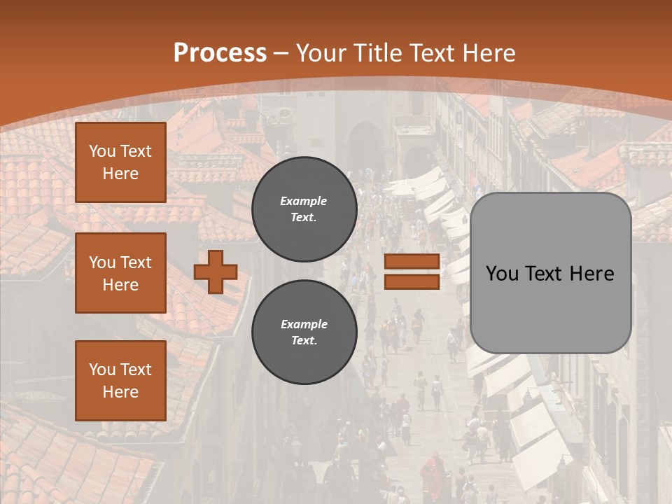 Fortified Peninsula Architecture PowerPoint Template