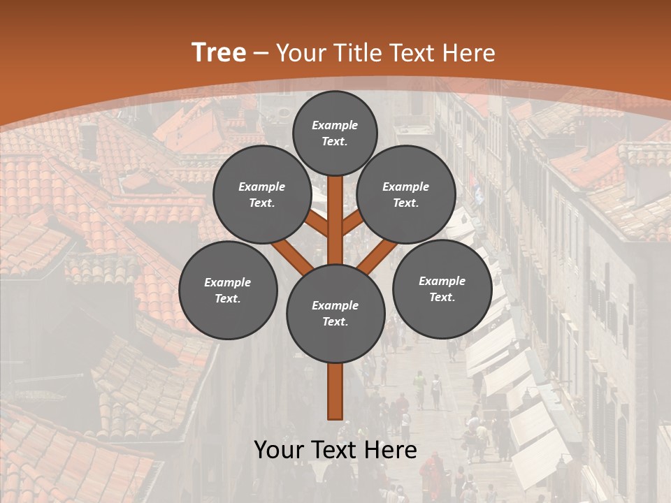 Fortified Peninsula Architecture PowerPoint Template