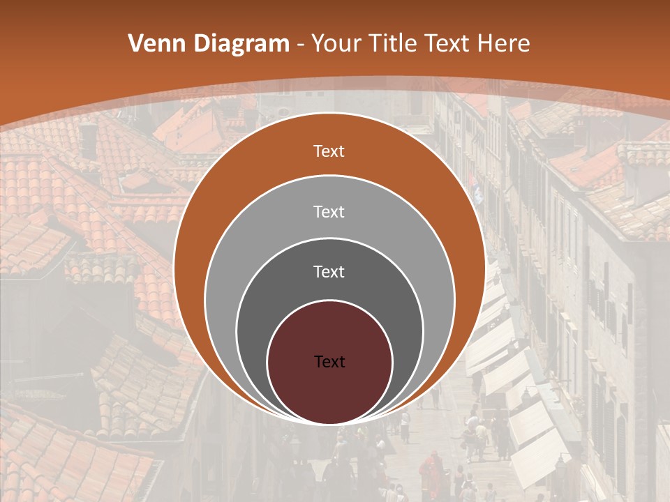 Fortified Peninsula Architecture PowerPoint Template