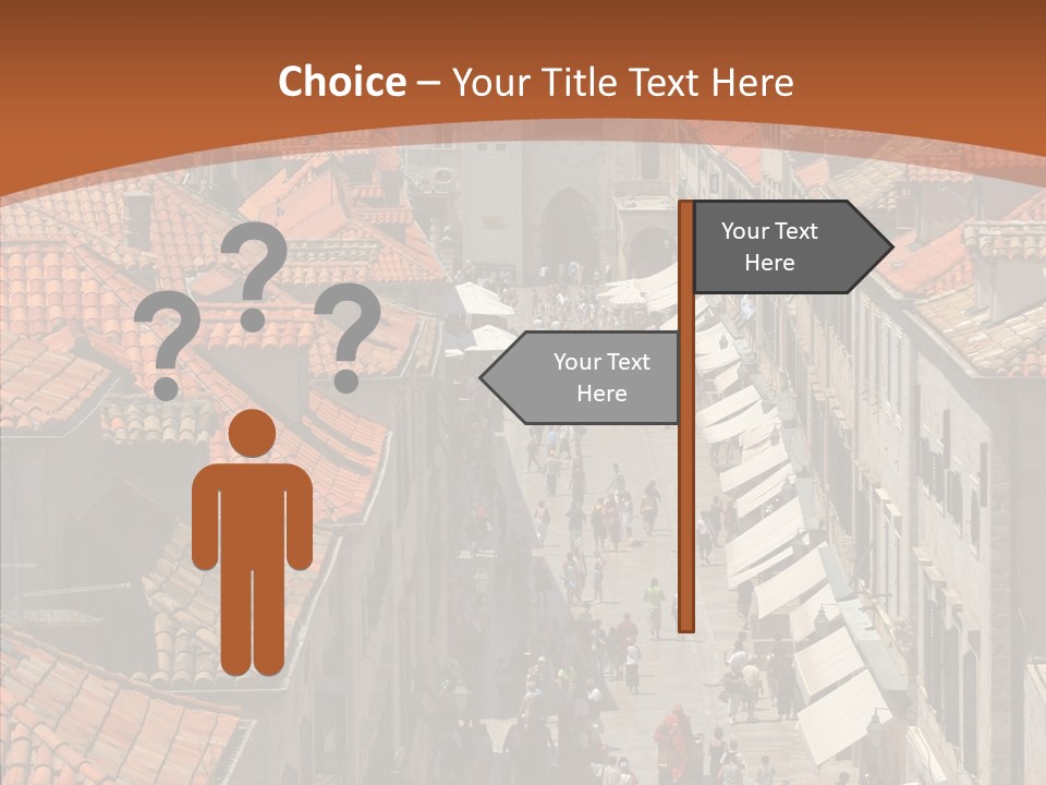 Fortified Peninsula Architecture PowerPoint Template