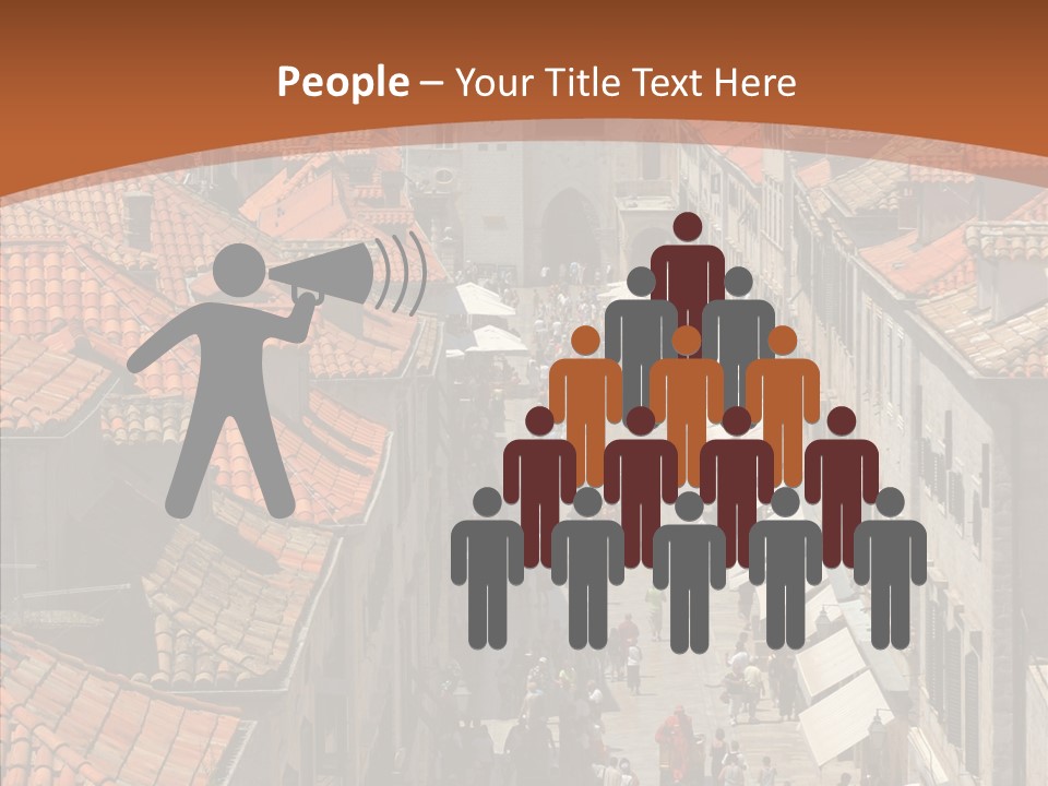 Fortified Peninsula Architecture PowerPoint Template