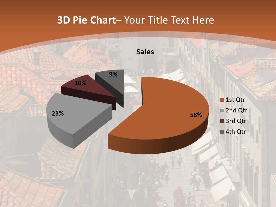 Fortified Peninsula Architecture PowerPoint Template