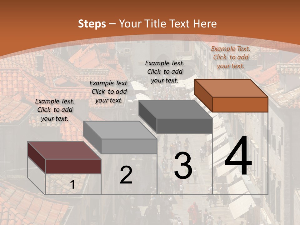 Fortified Peninsula Architecture PowerPoint Template