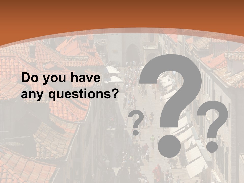 Fortified Peninsula Architecture PowerPoint Template