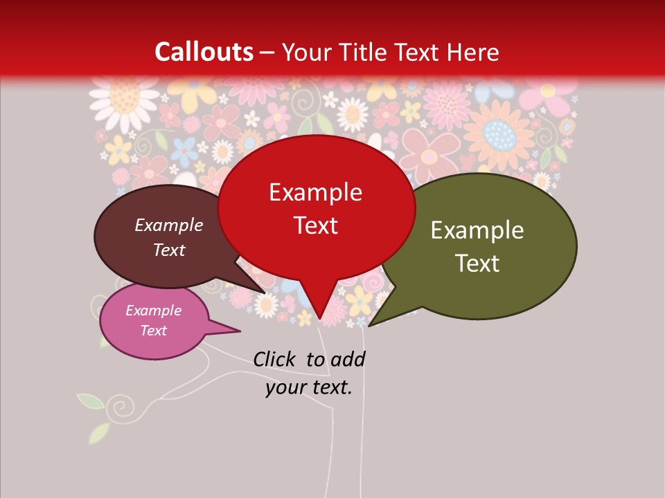 Plant Whimsical Branch PowerPoint Template