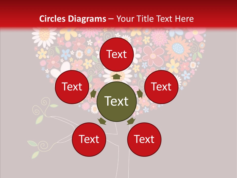 Plant Whimsical Branch PowerPoint Template