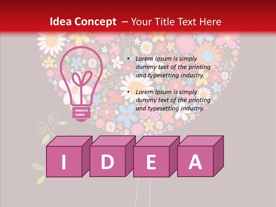 Plant Whimsical Branch PowerPoint Template