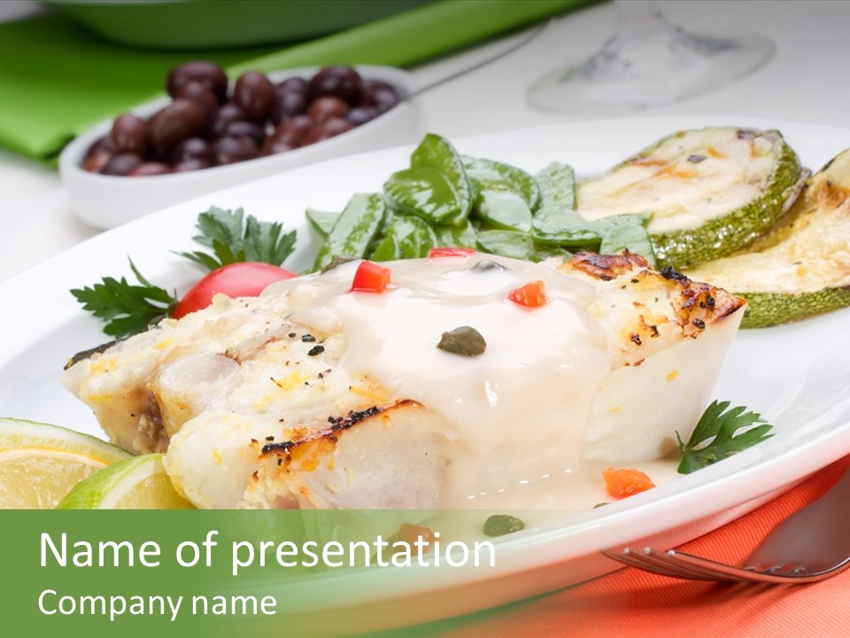 Garnish Fine Food PowerPoint Template