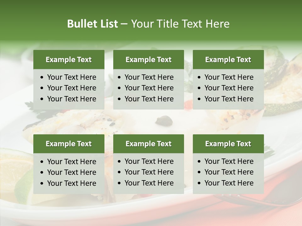 Garnish Fine Food PowerPoint Template