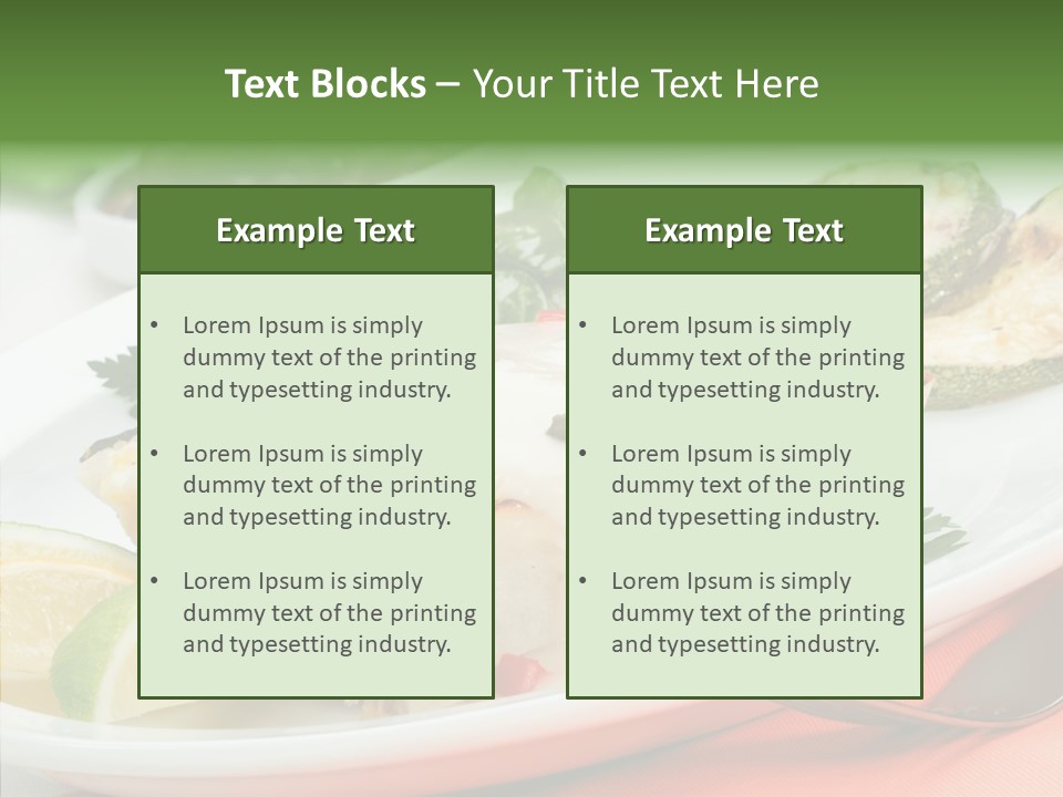 Garnish Fine Food PowerPoint Template