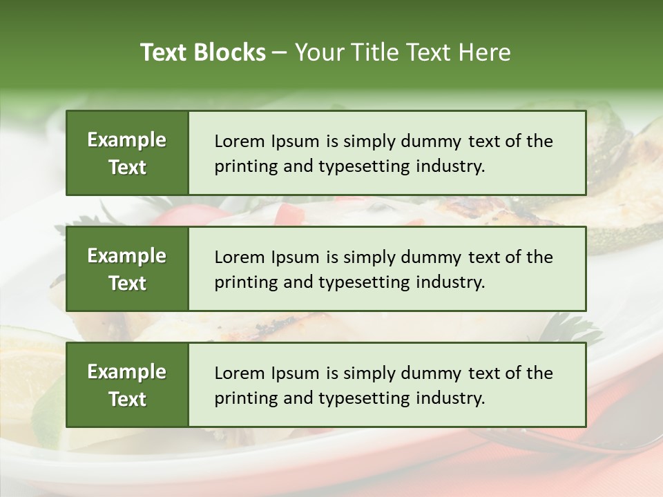 Garnish Fine Food PowerPoint Template