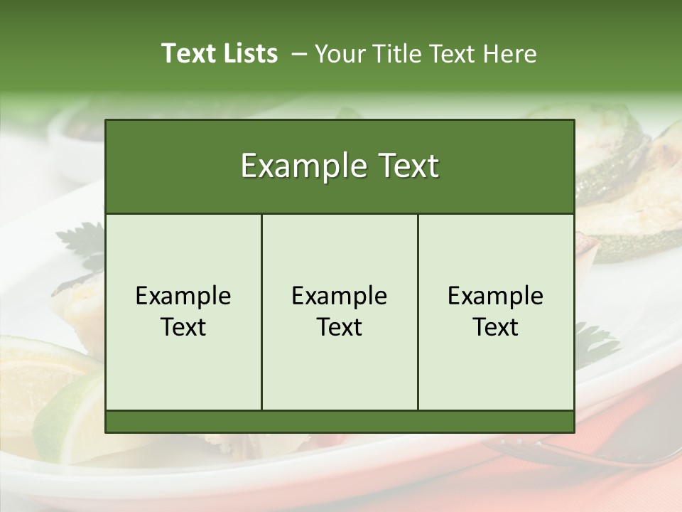 Garnish Fine Food PowerPoint Template
