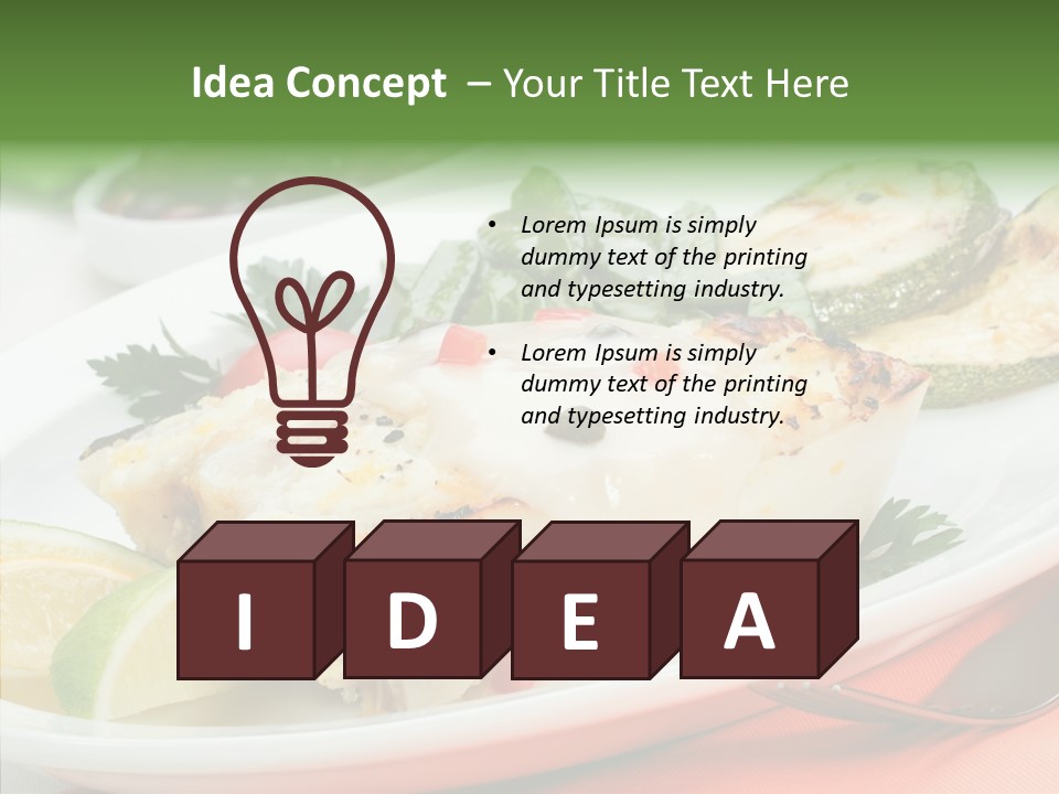 Garnish Fine Food PowerPoint Template